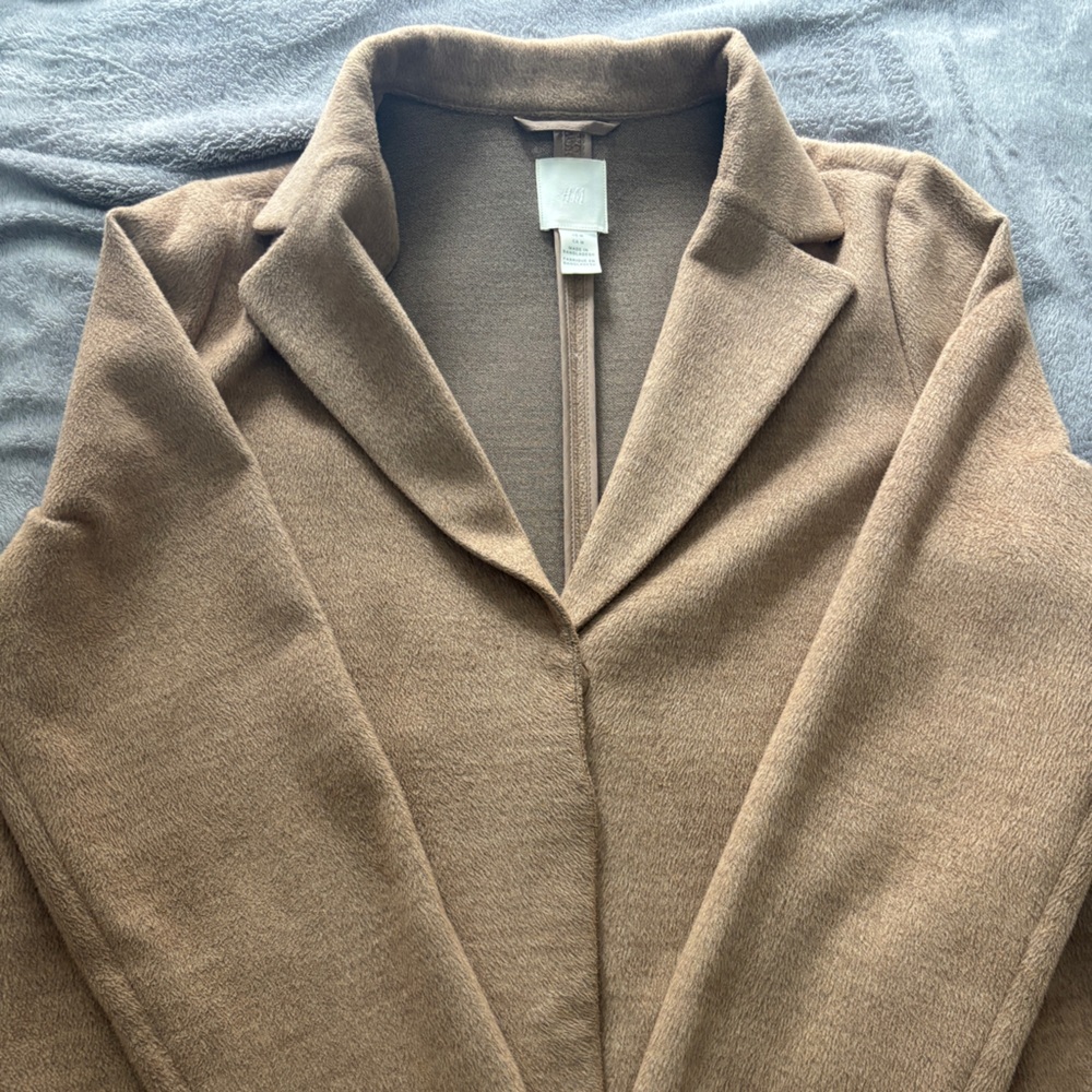 H&M Knee length Caramel coat